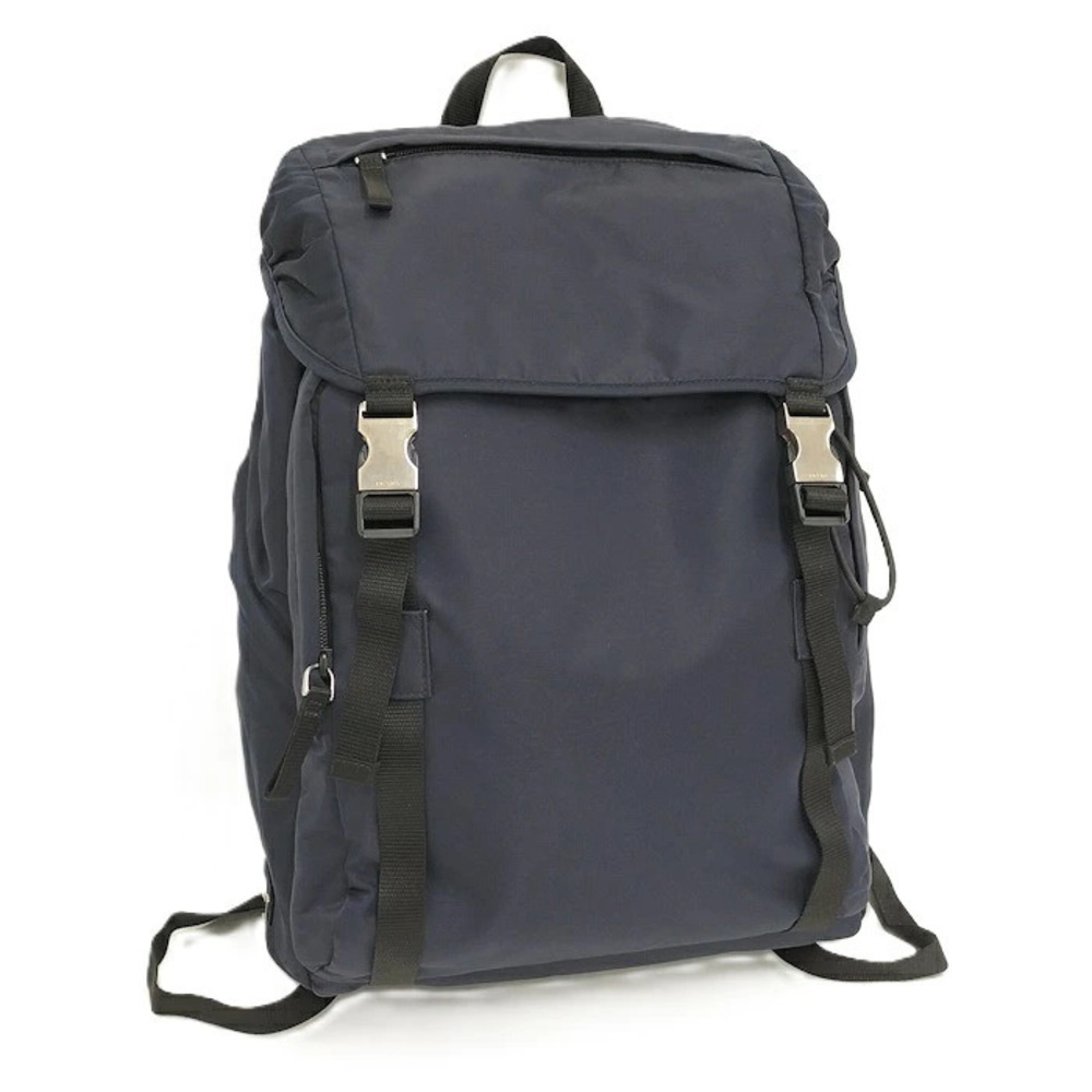 Prada Backpack Daybag Rucksack Navy Blue